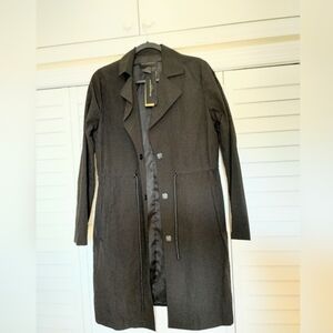 *NWT SHIPS Today* DKNY trench coat Donna Karan New York Womens krinkle coat